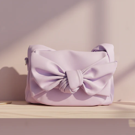 Knot Bow Sling Bag - Lilac