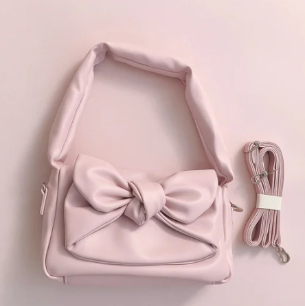 Knot Bow Sling Bag - Baby Pink