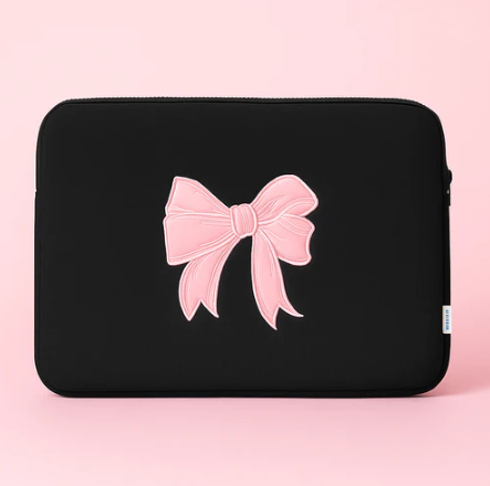 Bow laptop sleeve