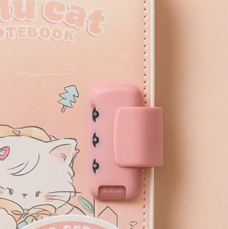 Milu Cat Notebook - Garden Bliss