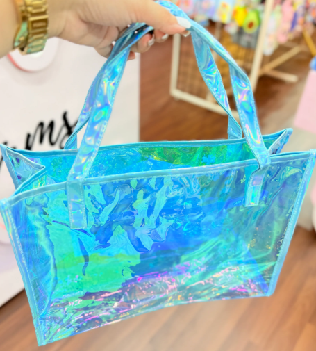 Holographic Big Size Tote Bag