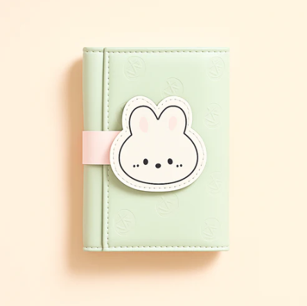 Green 3D Bunny Wallet