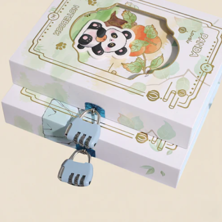 Bamboo panda notebook - Peekaboo Panda