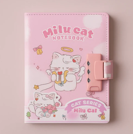 Milu Cat Notebook - Sweet Treat