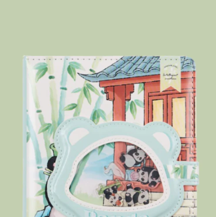 Panda Paradise Notebook - Tea House