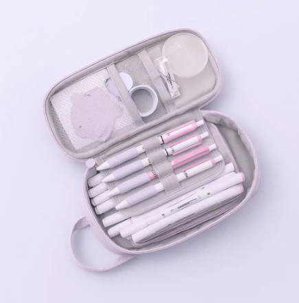 Panda Pencil Pouch - Purple