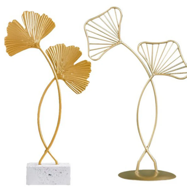Ornamental Gingko Leaf Sculpture