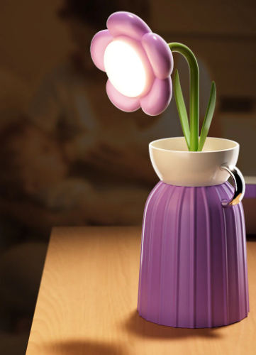 Flower Pot Rechargeable Desk Lamp