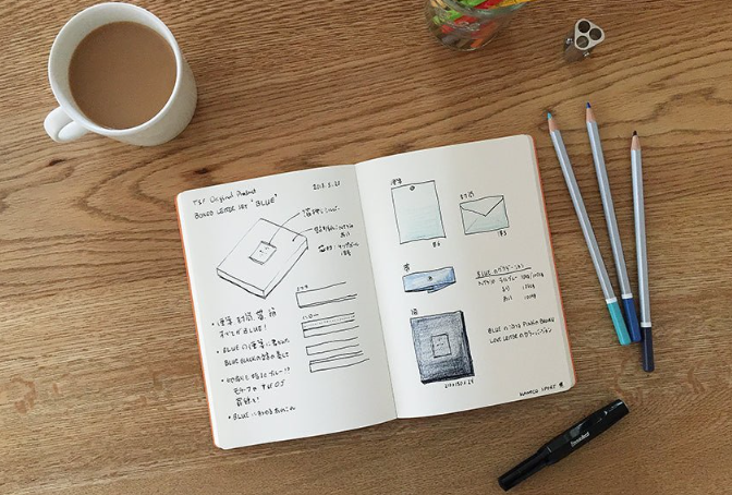 DAILY SKETCH Notebook B6 / TOUCH & FLOW