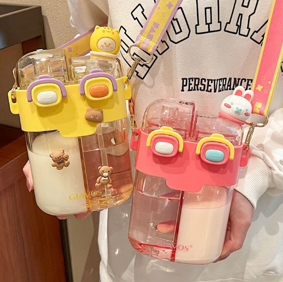 Cartoon Dual Water Bottle