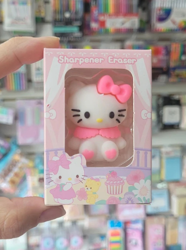 Hello Kitty Eraser + Sharpener