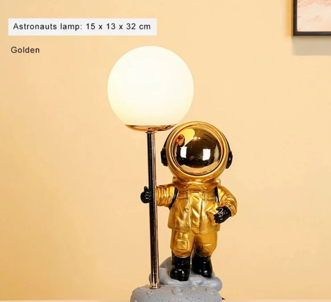 Astronaut Moon Lamp