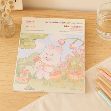 Rabbit Coloring Book