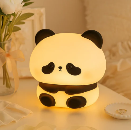 Big-Head Silicon Panda Night Lamp