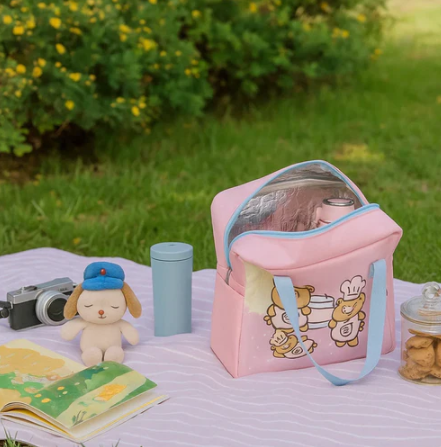 Cookie Teddy Insulated Picnic Bag