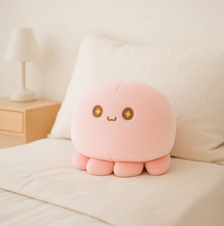 Sparkle Eyed Octopus Handwarmer (Pink, 30cm)