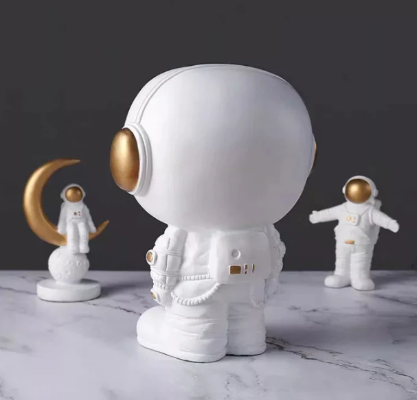 Resin Astronaut Artifact