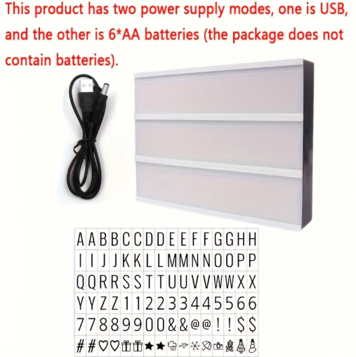 Cinematic Message Light Board