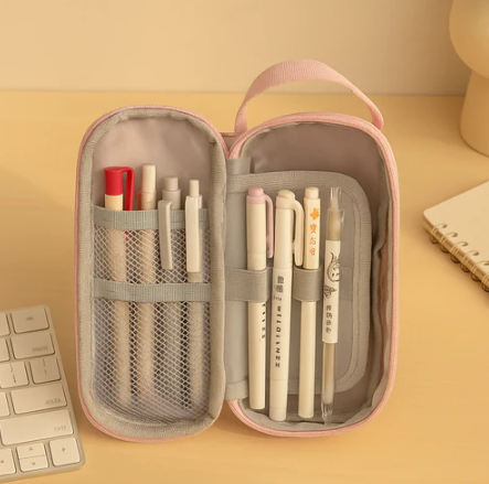 Panda Pencil Pouch - Pink