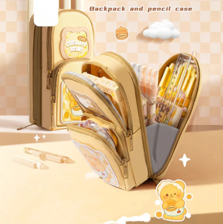 Bear Pencil Case Backpack