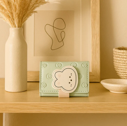 Green 3D Bunny Wallet