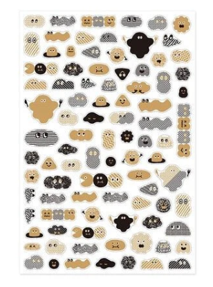 Yuru Log Sticker Mistake Camouflage Series / MIDORI