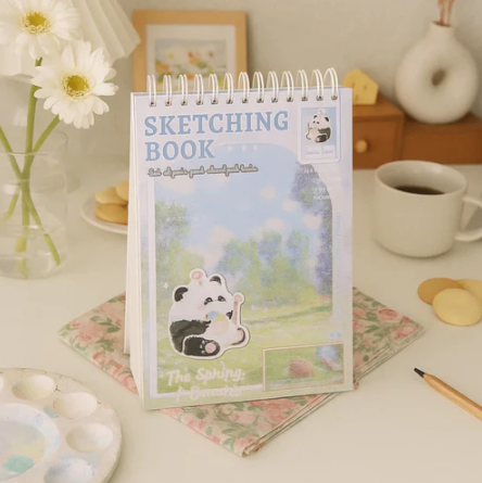 Panda Sketching Book