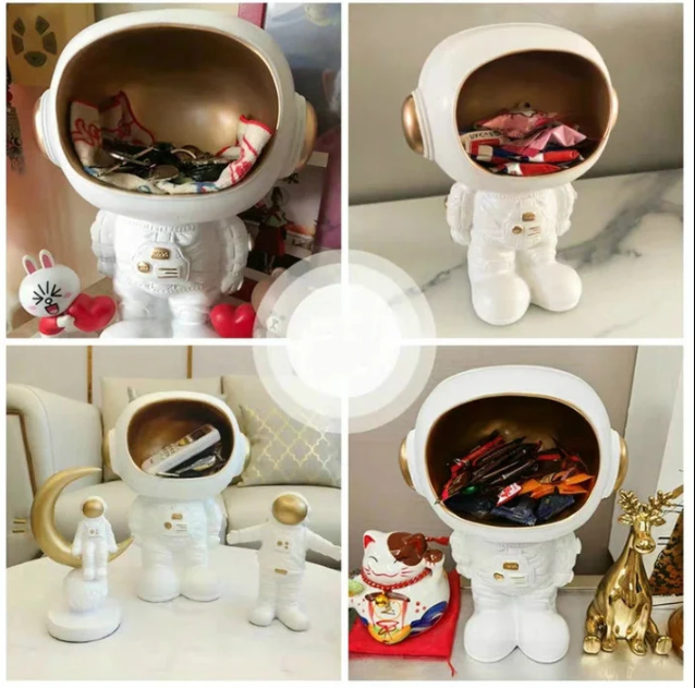 Resin Astronaut Artifact