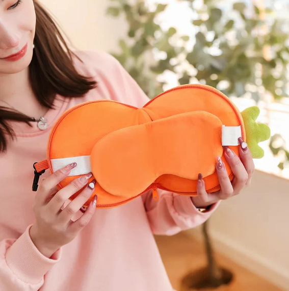 Cartoon Eyemask + Rest Pillow