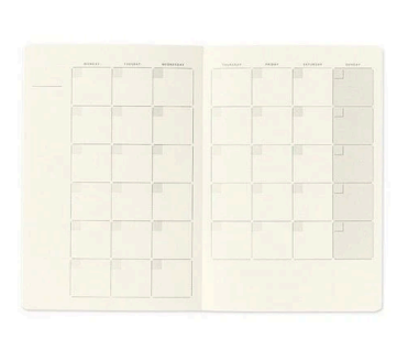 Yuru Log Monthly Free Diary / MIDORI