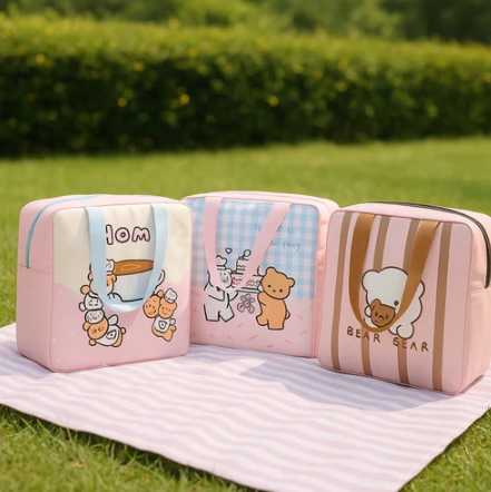 Cookie Teddy Insulated Picnic Bag