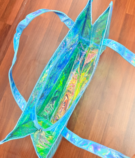 Holographic Big Size Tote Bag