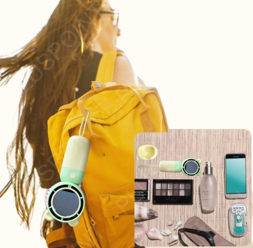 Cuddly Cooler Rechargeable Fan + Mirror