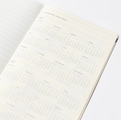 TODAY Monthly Block Planner 2026 B6 Slim / TOUCH & FLOW