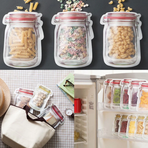 Mason Jar Nut Bags