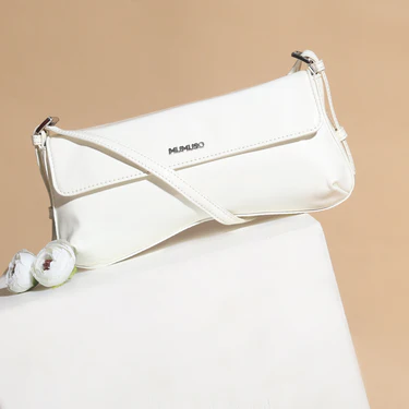 Classy Glossy Shoulder Bag - Assorted Shades